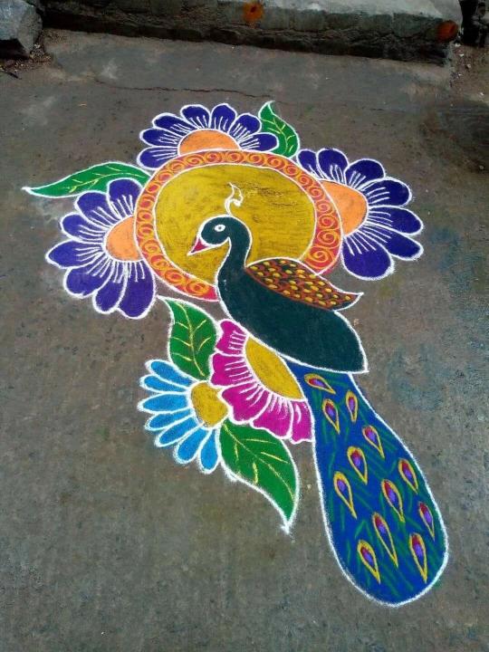 rangoli design small